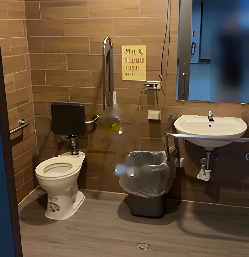 Nianqing Youwei Masonry | Accessible restroom renovation completed